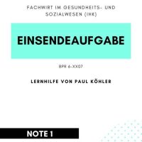 Cover - Einsendeaufgabe BPR 6-XX07 Note 1