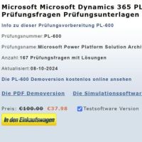 Cover - Microsoft examen PL-600 Prüfungsfragen deutsch