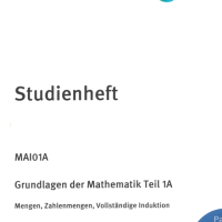 Cover - MAI01A WB-Hochschule Note 1 Mengen, Zahlenmengen, Vollständige Induktion