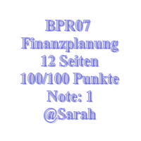 Cover - BPR07 - Finanzplanung