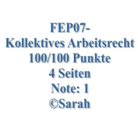 Cover - FEP07-Kollektives Arbeitsrecht