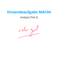 Cover - Einsendeaufgabe MAC04: Note 1,0 + Korrektur vom Tutor