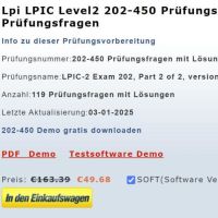 Cover - Lpi LPIC-2 Exam 202 202-450 Braindumps Prüfungsfragen deutsch