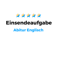 Cover - Einsendeaufgabe EGR01 (Englisch) - Note 1,0