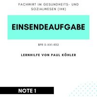 Cover - Einsendeaufgabe BPR 5-XX1-K02 Note 1