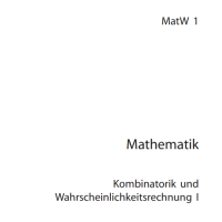 Cover - ILS Einsendeaufgabe MatW  1